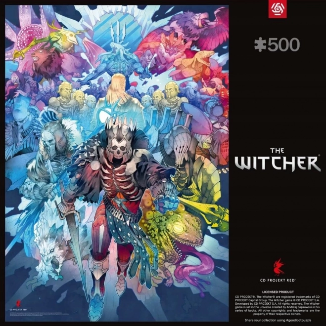 Puzzle The Witcher: Monster Fraktionen 500 Teile