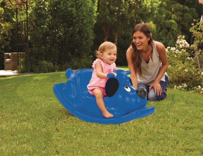 Liebenswertes Schaukeltier Hund Blau von Little Tikes