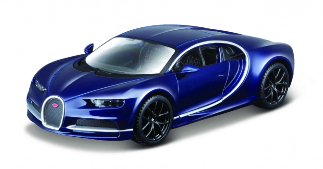 Bugatti Chiron Modellauto Blau von Bburago