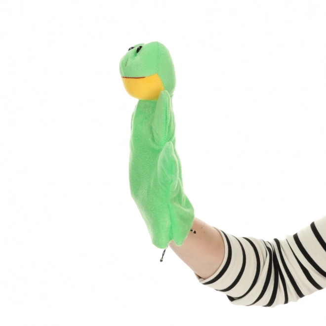 Plüsch-Handpuppe Frosch – Frosch