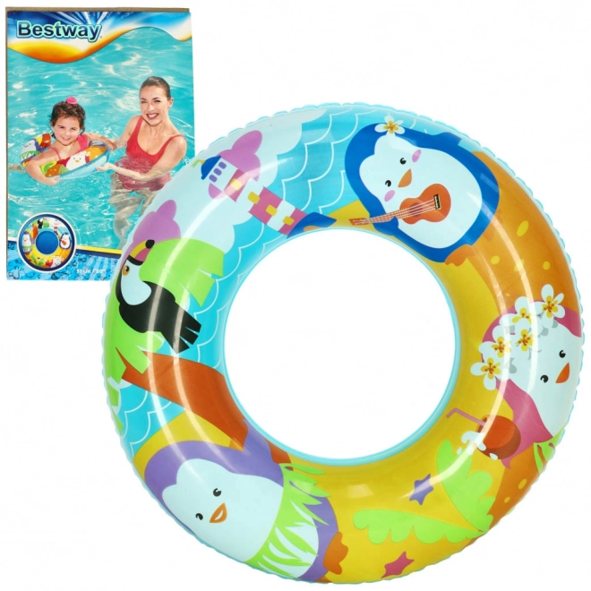 Aufblasbarer Schwimmring 51cm - Meerjungfrau-Design – Pinguine