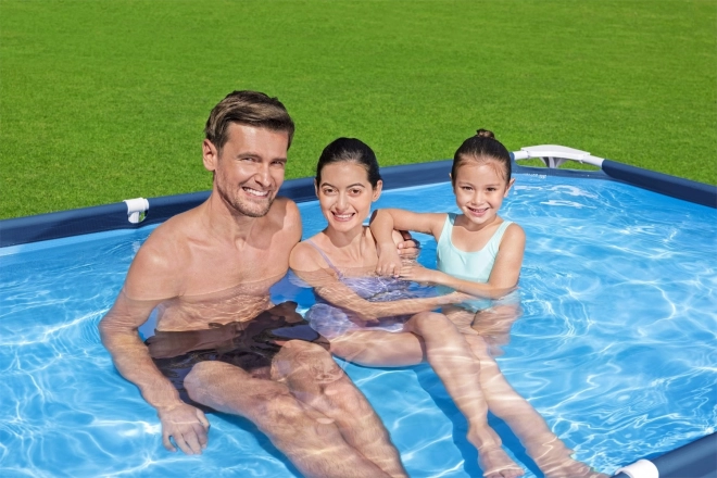 DeluxeJr Steel Pro Rack Pool 259x170x61 BESTWAY für den Garten