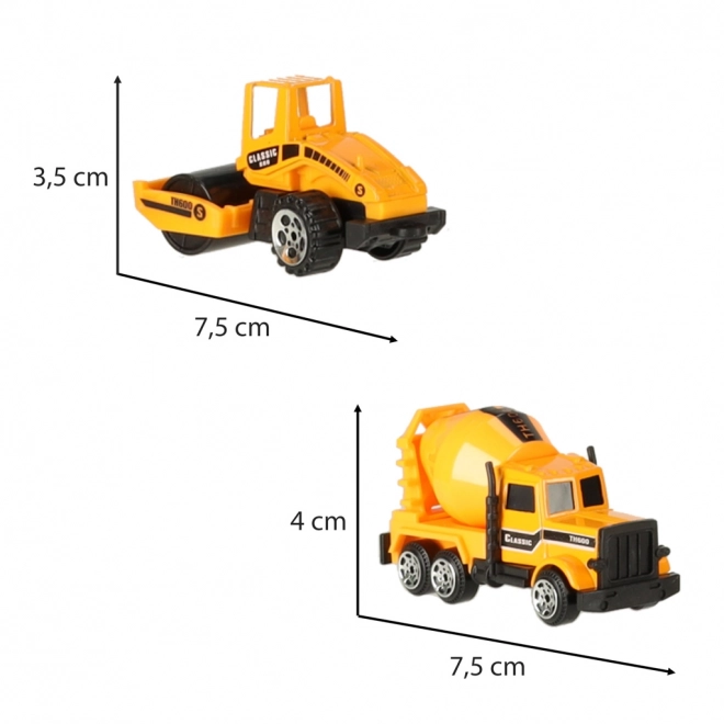 Baufahrzeuge Set 6-teilig