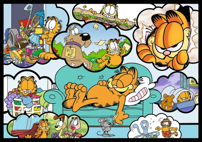 Puzzle Garfield mag keine Montage