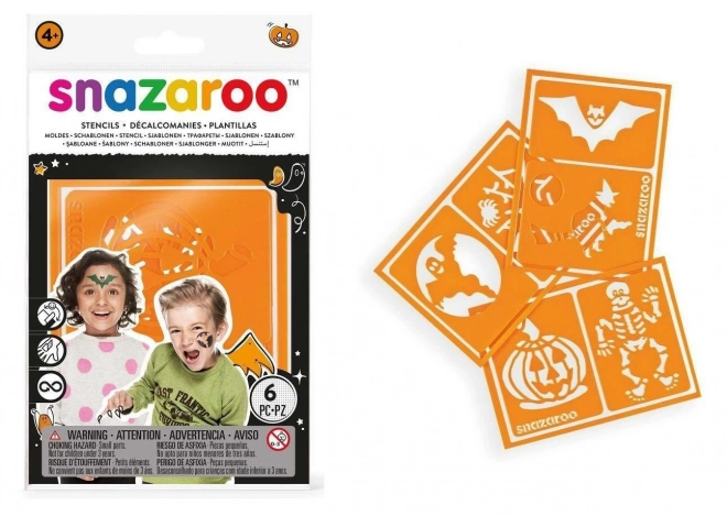 Snazaroo Halloween Gesichtsschablonen Set