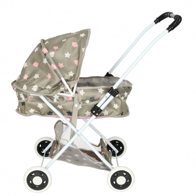 Puppenwagen mit Tasche und Sternen