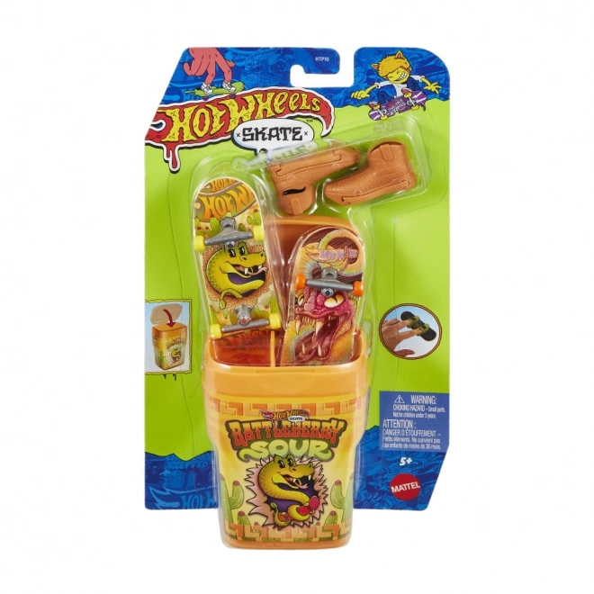 Hot Wheels Fingerboard Set mit Schuhen in Schachtel