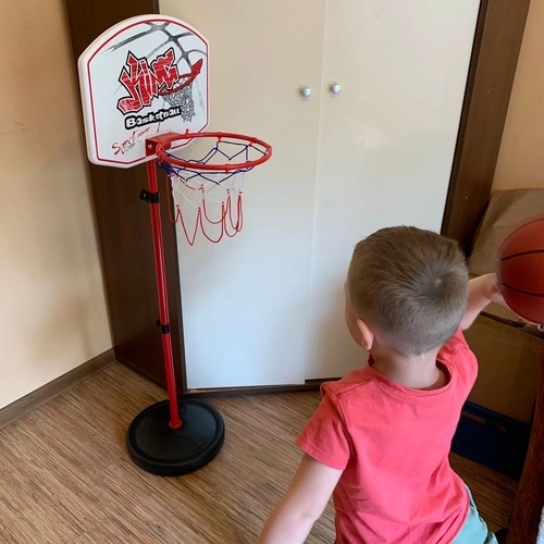 Spielset Basketball und Schießstand mit verstellbarer Höhe