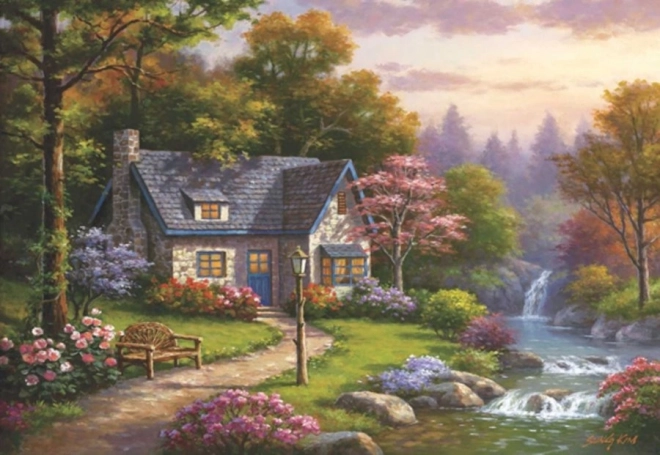 Anatolian Puzzle Chalupa bei Stonybrook Falls 2000 Teile