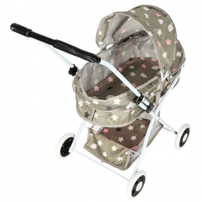 Puppenwagen mit Tasche und Sternen