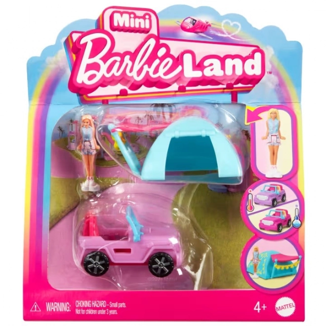 Barbie Mini Barbieland Fahrzeugset mit Puppe