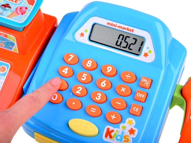 Echter Taschenrechner und LCD-Display