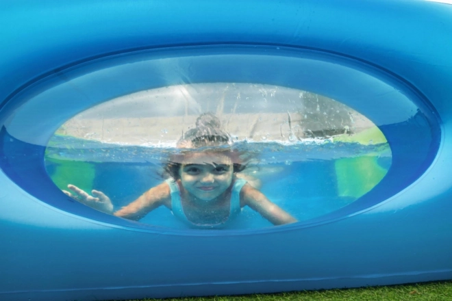 Aufblasbarer Kinderpool mit Fenster