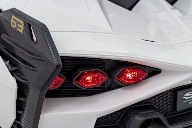 Lamborghini SIAN Kinderauto mit Batterie und Fernbedienung – Weiß