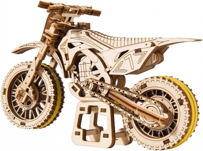 Holz 3D-Puzzle Motocross-Motorrad