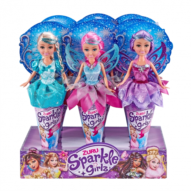 Winterliche Prinzessin Sparkle Girlz im Eistütchen