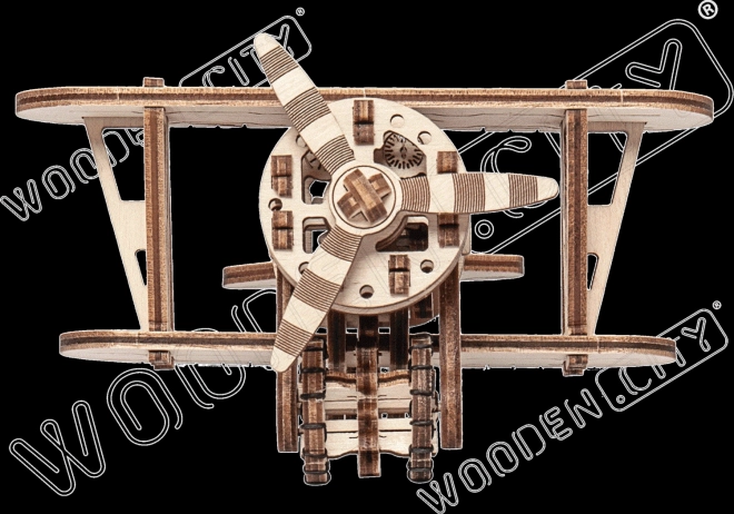 Holz 3D Puzzle Doppeldecker