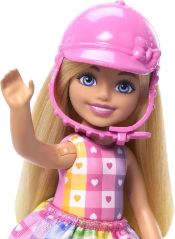 Sicherheit und Stil mit rosa Helm