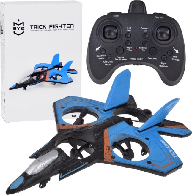 Ferngesteuerter Quadcopter-Drohne mit LED-Leuchten