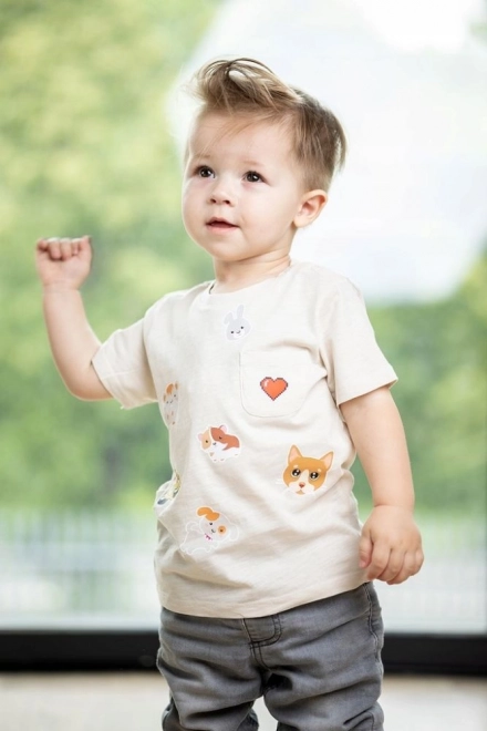 Pixele Patch kleiner Bogen
