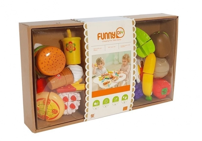 Kinderset Obst und Gemüse zum Schneiden