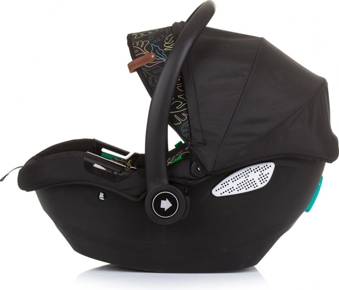 Chipolino Autokindersitz Duo Smart i-Size 40-87 cm, Obsidian Leaves