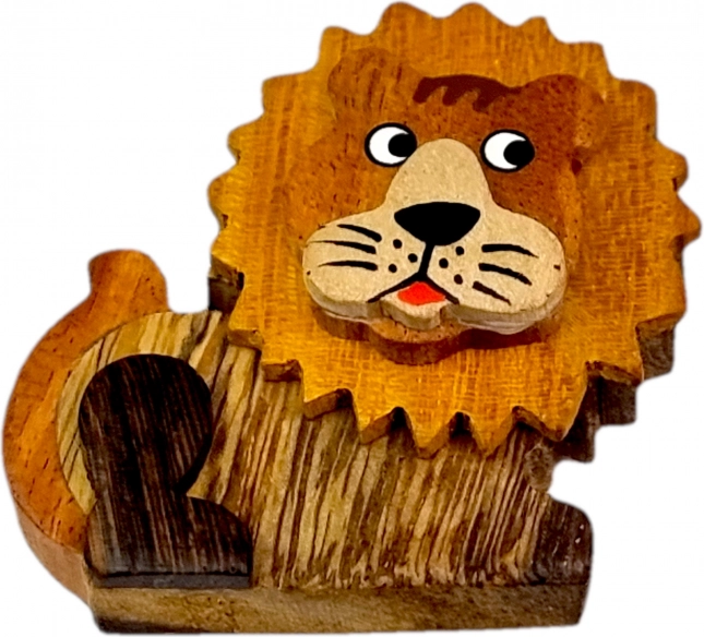 Großer Holzmagnet Löwe von 2Kids Toys