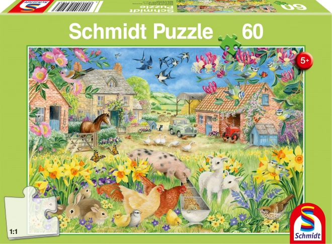 Schmidt Puzzle Mein Kleiner Bauernhof 60 Teile