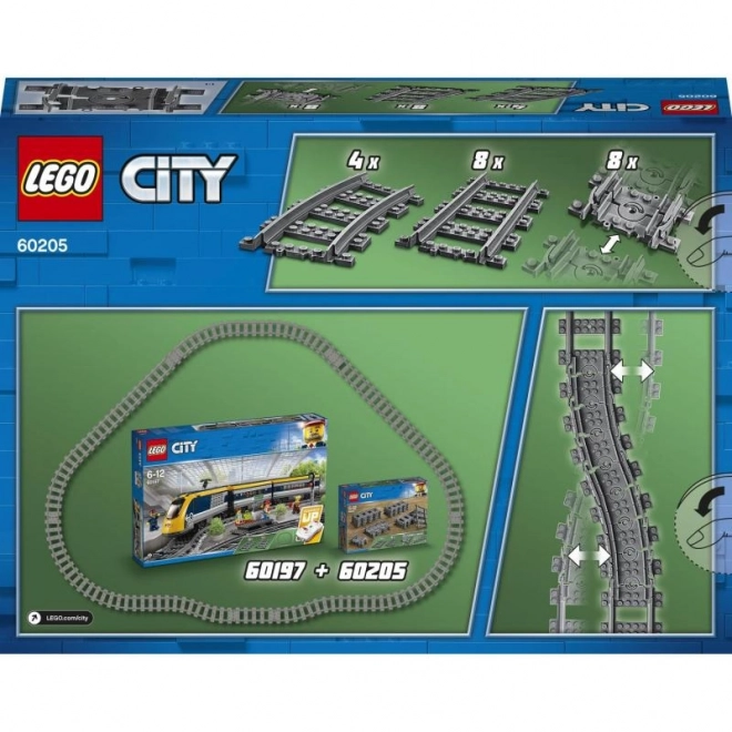 Lego City Flexible Schienen Set