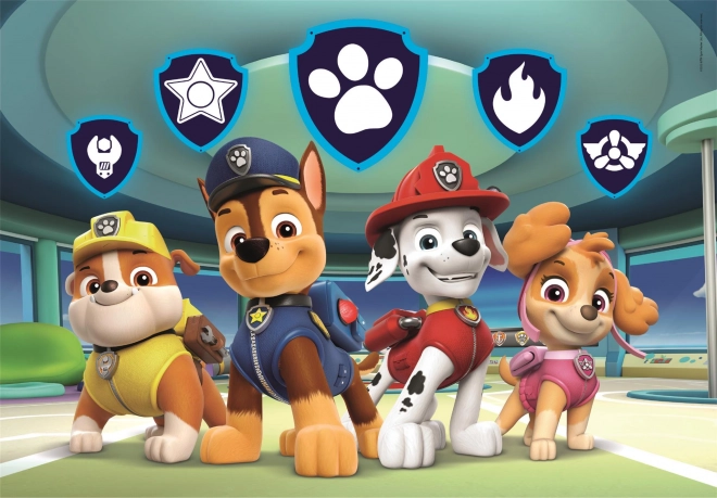 Leuchtendes Puzzle Paw Patrol 104 Teile