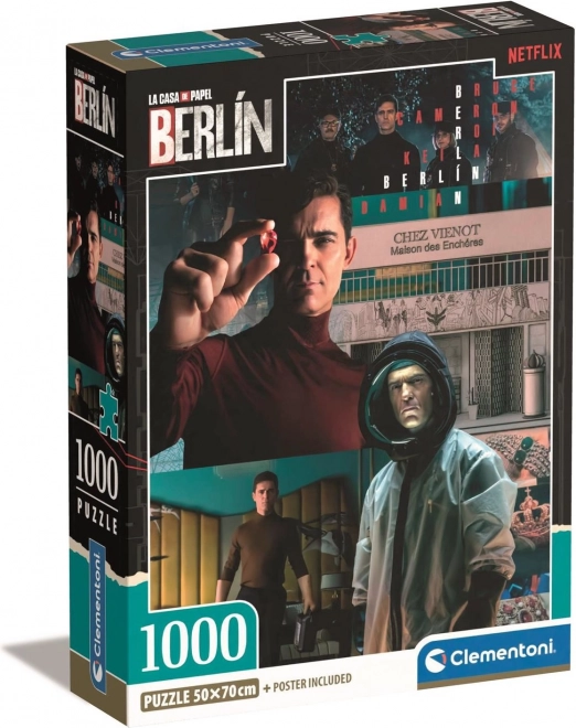 Clementoni Puzzle La Casa de Papel Berlin: Der Chef 1000 Teile