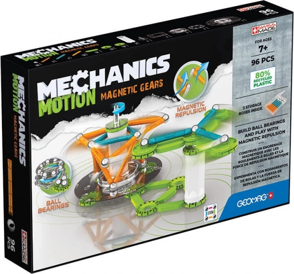 Mechanics Motion Magnetic Gears 96 Teile GEOMAG magnetische Bausteine
