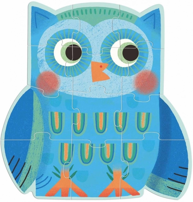 DJECO Waldtiere Puzzle 3in1