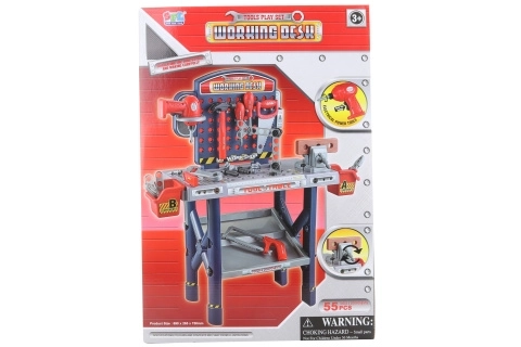 Kinder-Werkbank mit Werkzeug 75 cm