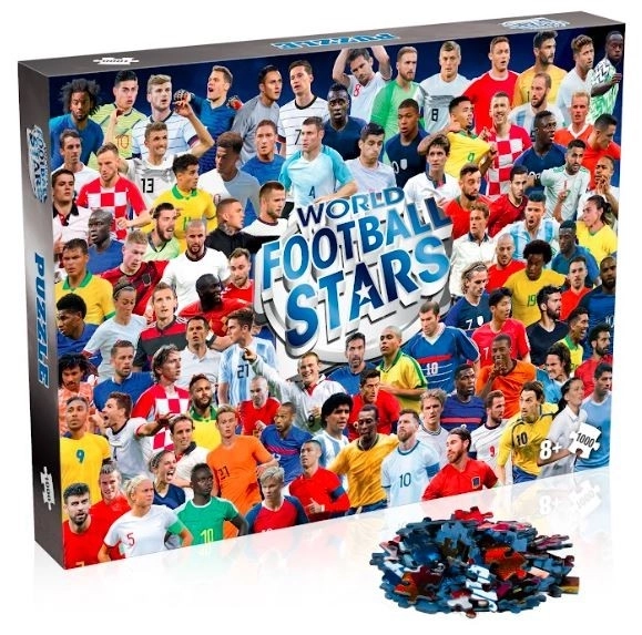 Puzzle 1000 Stück Weltfußballstars