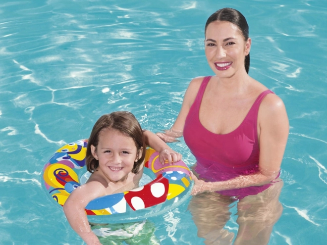 Buntes aufblasbares Schwimmring für Kinder