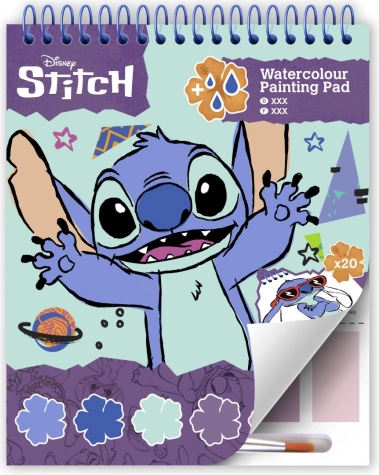 Lilo & Stitch Block mit Ausmalbildern und Farben
