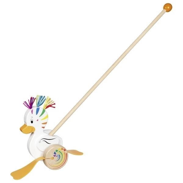 Schiebespielzeug Regenbogen Ente Lou