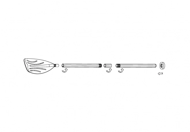 Ruder für Schlauchboot 2 Stück 122 cm