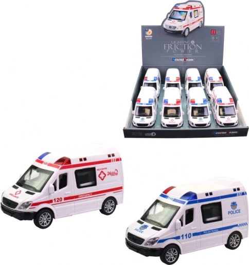 Auto-Krankenwagen mit Licht und Ton, 14 cm