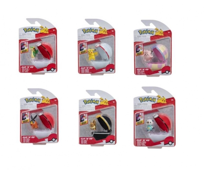 Pokémon Clip 'N' Go Set mit Pokéball
