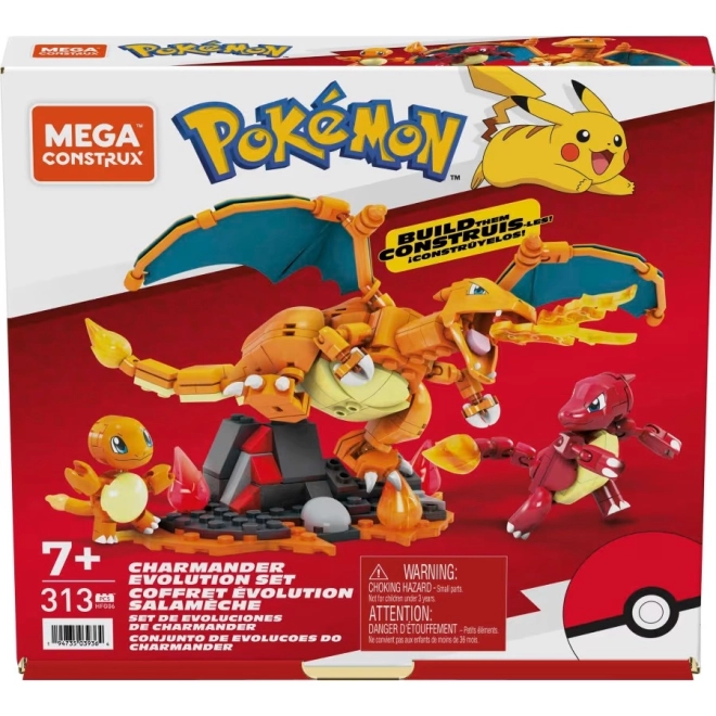 Bauset Mega Construx Pokémon Evolution von Glumanda