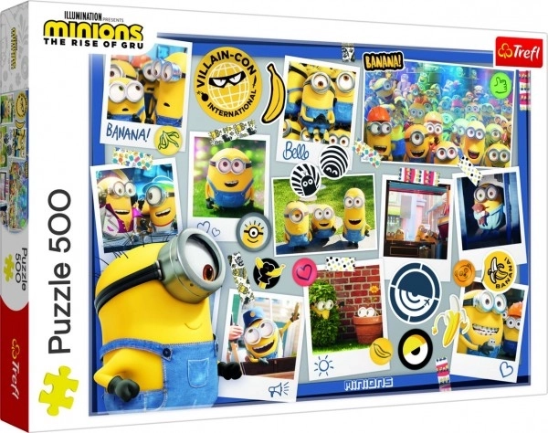 Trefl Puzzle Minions: Verrückte Fotokollektion 500 Teile