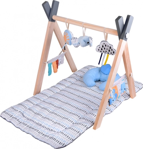 Weiche Matte und stützendes Kissen