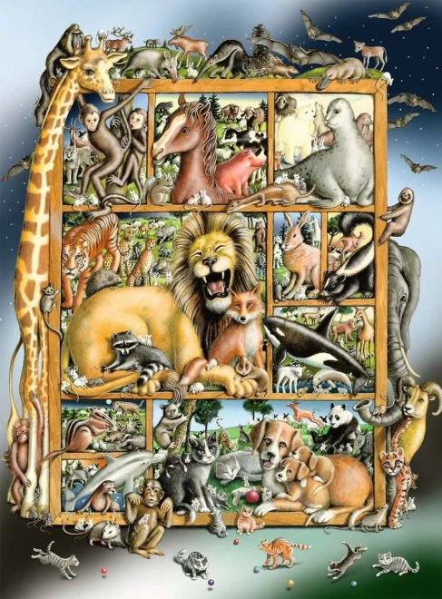 Ravensburger Puzzle Tierische Menagerie XXL 100 Teile