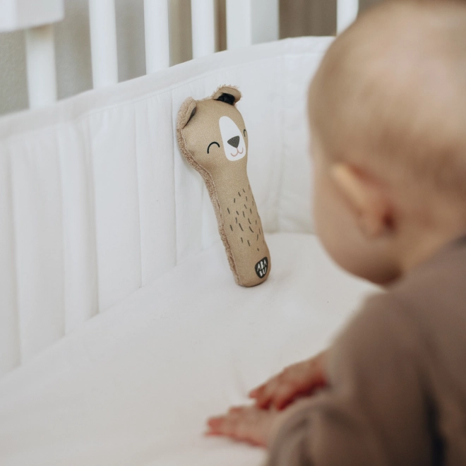 Ababu Kinderwagen-Spielzeug Bär mit Rassel