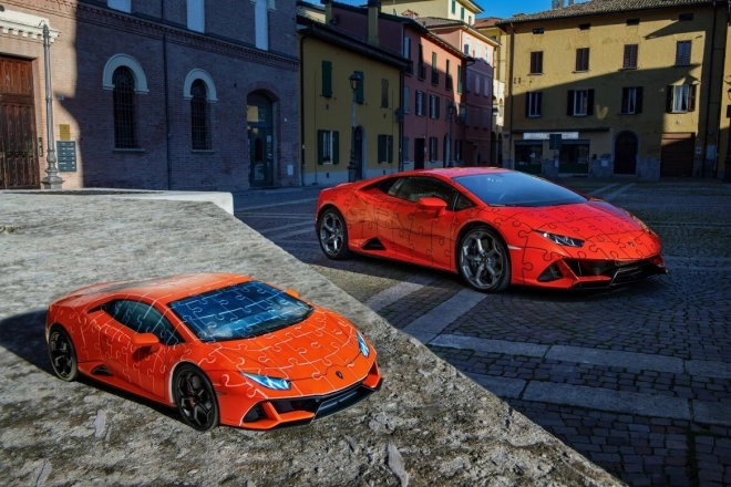 Lamborghini Huracán Evo 3D Puzzle - Grün