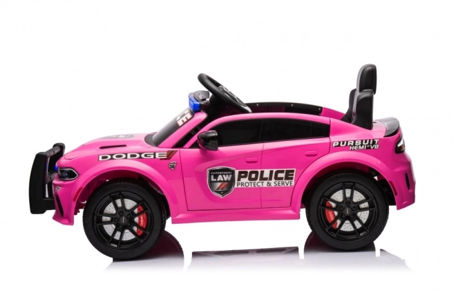 Akku-Auto Polizeiauto Dodge Charger Rosa