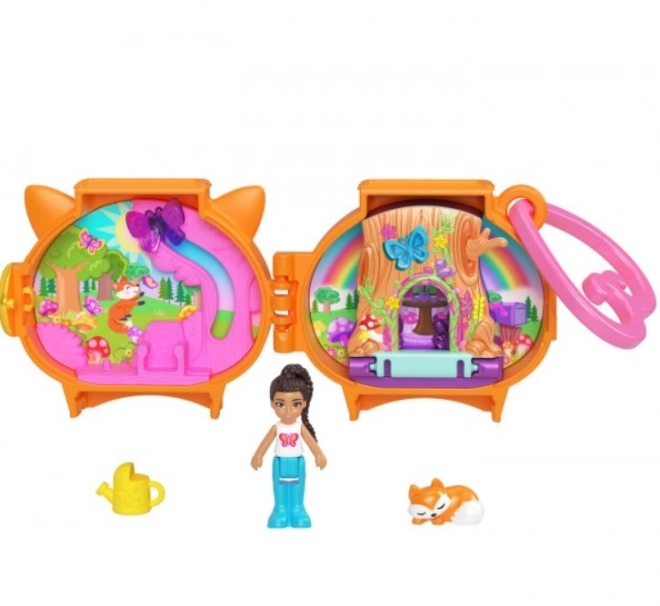 Set mit Polly Pocket Figuren und Tier