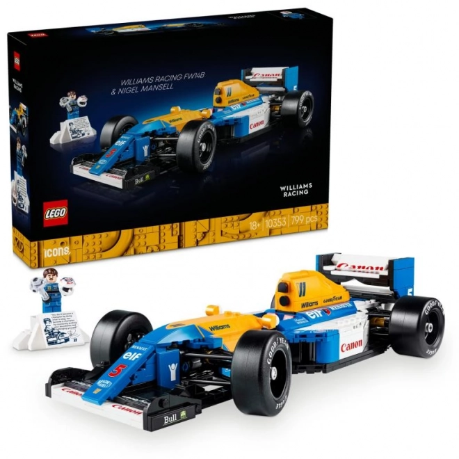 Lego Icons Williams Racing FW14B mit Nigel Mansell